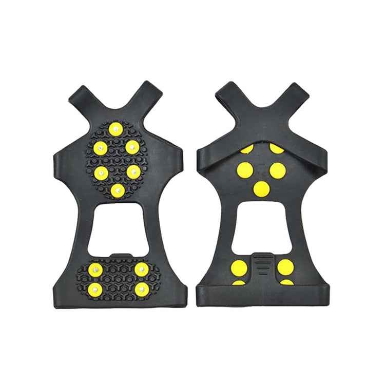 10 Teeth Ice Claw Outdoor Non-slip Shoes Covers for Ice Snow Ground, Size : L