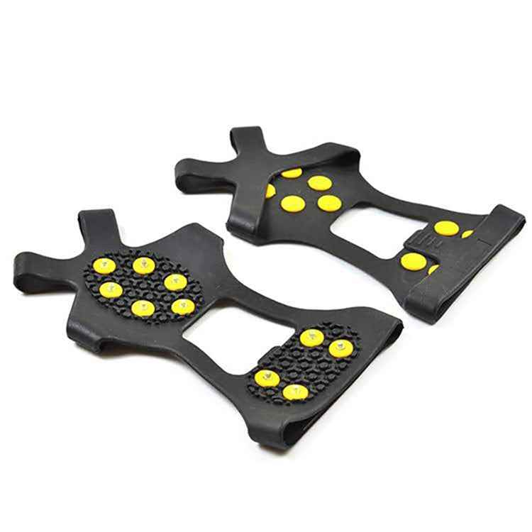 10 Teeth Ice Claw Outdoor Non-slip Shoes Covers for Ice Snow Ground, Size : M