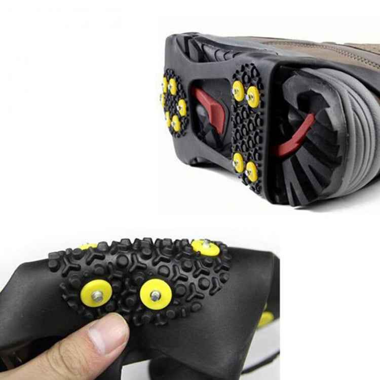 10 Teeth Ice Claw Outdoor Non-slip Shoes Covers for Ice Snow Ground, Size : XL