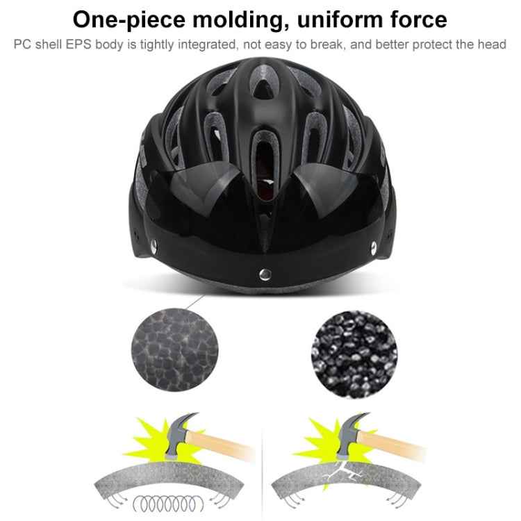 GUB K80 Plus Bike Helmet With Visor And Goggles