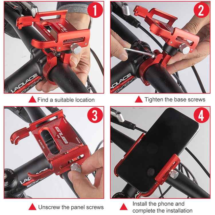 GUB P30 Aluminum Bike Phone Holder