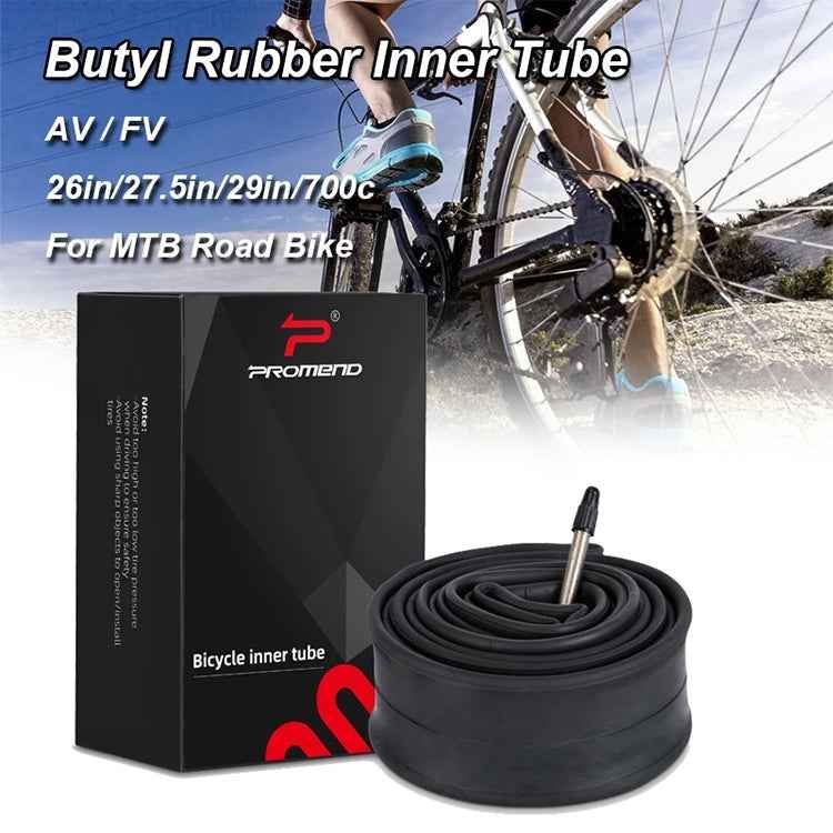 PROMEND 26 x 2.125 AV48 Mountain Bike Butyl Pneumatic Inner Tube