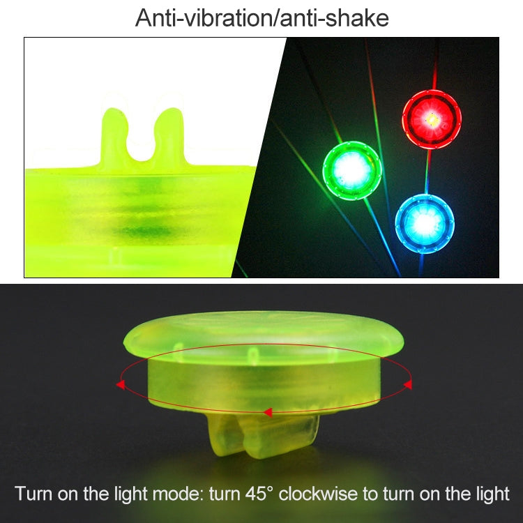 Children Balance Car Night Riding Safety Light-emitting Clip Lights, 10 PCS Clip Light