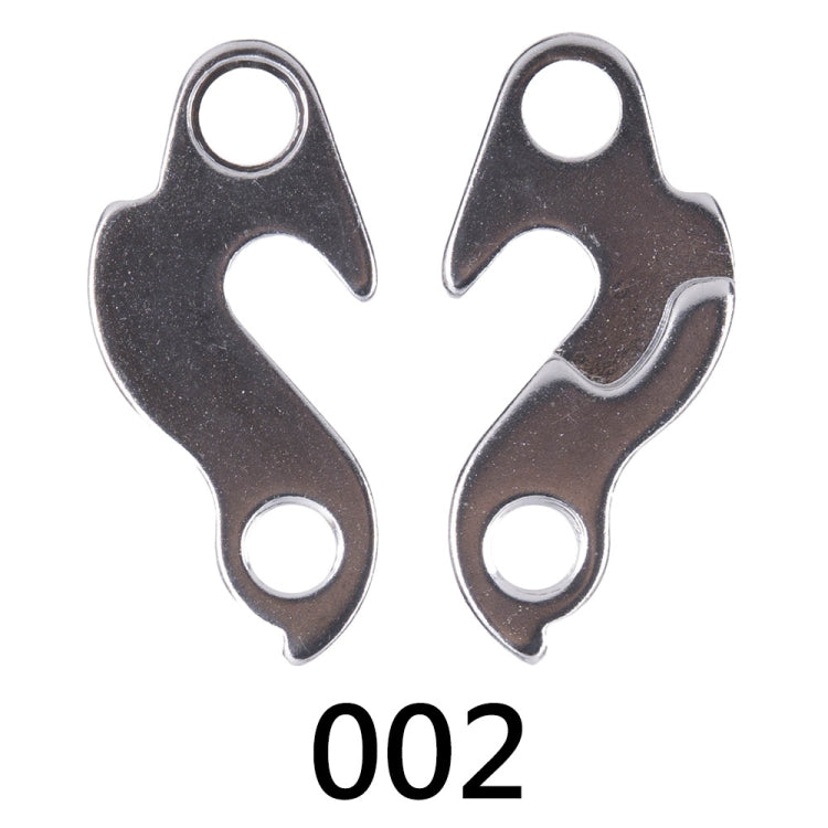 2 PCS ZTTO 002 MTB Road Bicycle Bike Alloy Rear Derailleur Tail Hook Parts, 002