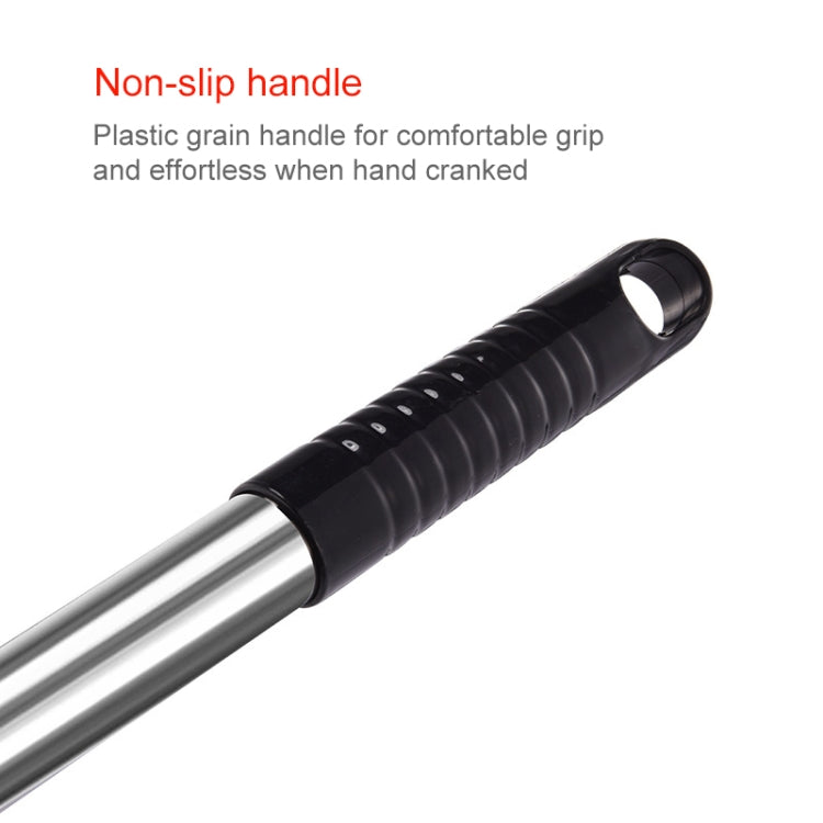 10 PCS 3M 3 Knots Multi-function Telescopic Stainless Steel Teaching Stick Guide Flagpole Signal Flag, 3M 3 Knots