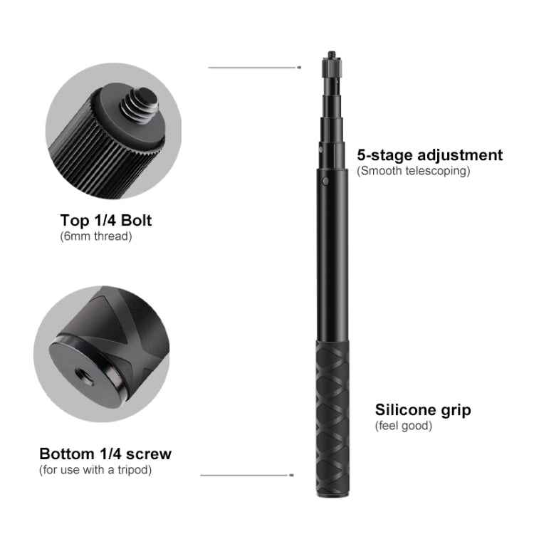 Dual Motorcycle Crab Clamps Handlebar Fixed Mount Selfie Stick, Double Dual-heads Crabs