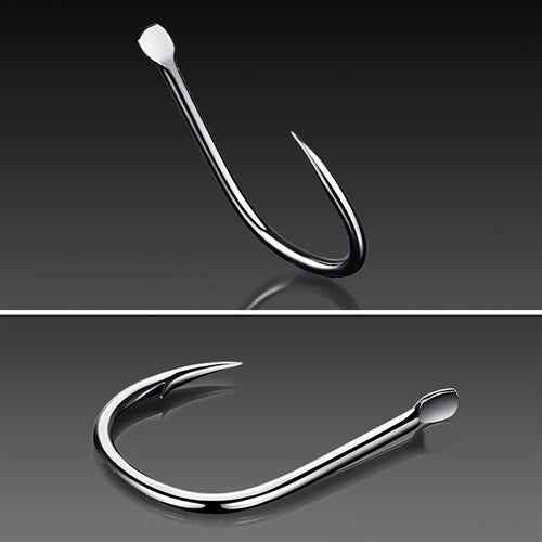 ISE 500 PCS Mixed Size Fish Barbed Hook Fishing Hooks