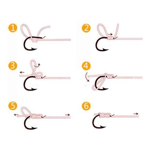 ISE 500 PCS Mixed Size Fish Barbed Hook Fishing Hooks