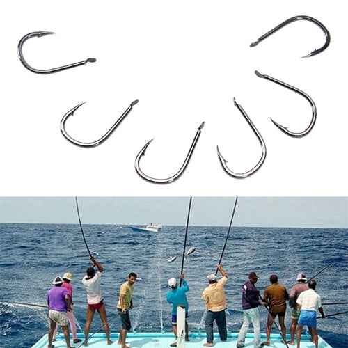ISE 500 PCS Mixed Size Fish Barbed Hook Fishing Hooks