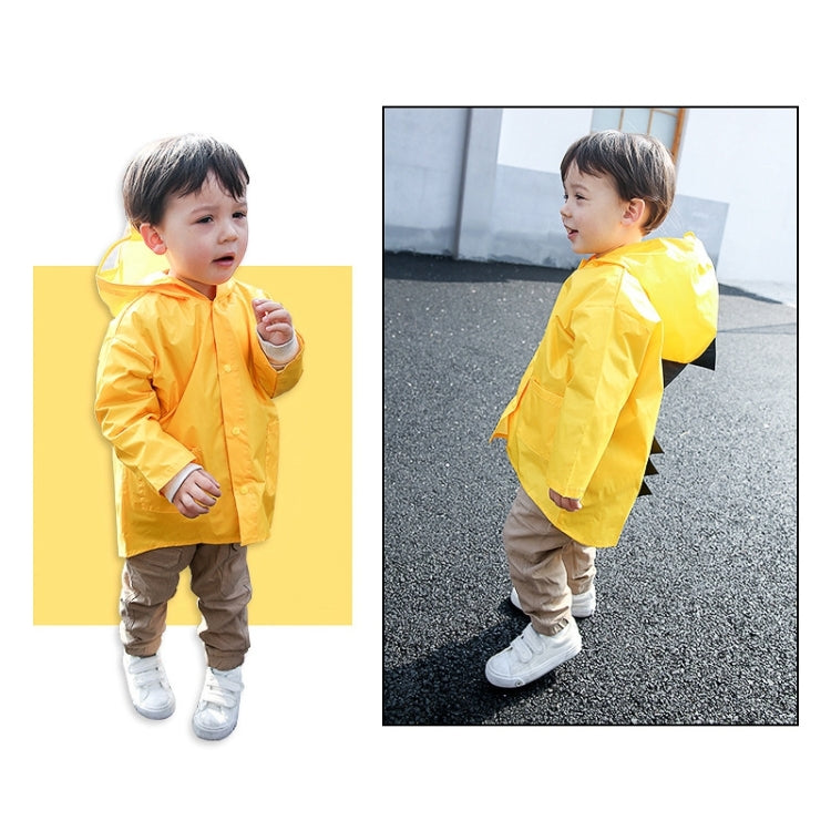 Cartoon Dinosaur Children Fashion Raincoat Size: S, Size: S