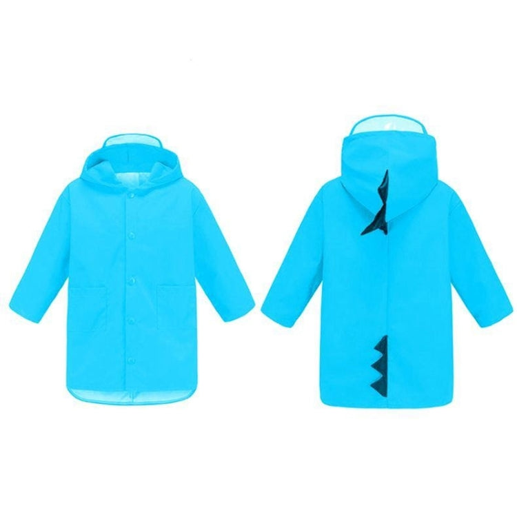 Cartoon Dinosaur Children Fashion Raincoat Size: L