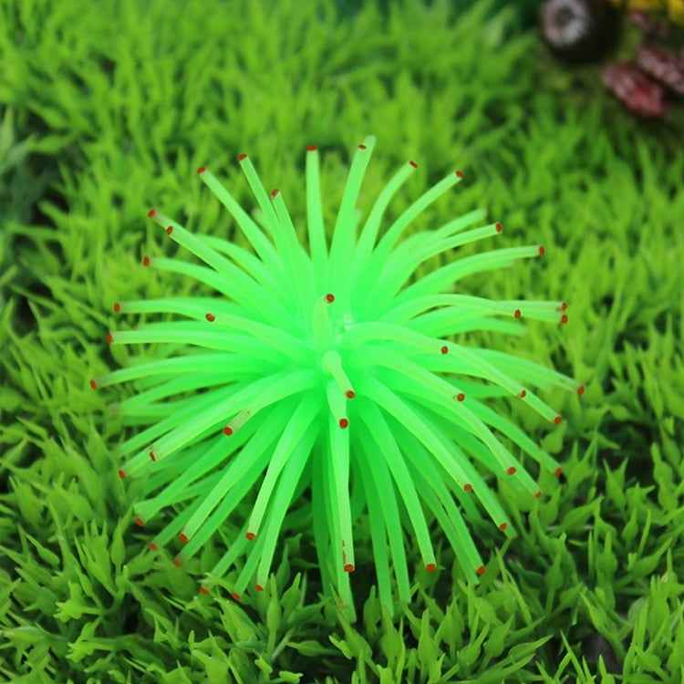 Aquarium Articles Decoration TPR Simulation Sea Urchin Ball Coral with Point, Size: M, Diameter: 10cm