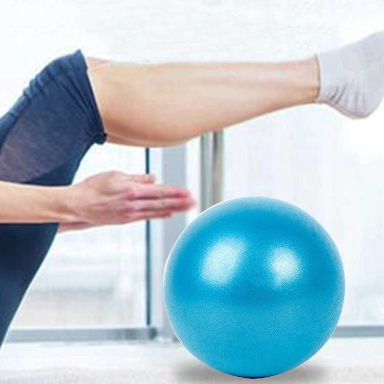 Mini Yoga Pilates Ball Explosion-proof PVC Ball Balanced Fitness Gymnastic Exercise Training with Straw, Diameter: 25cm, 25cm(Blue), 25cm(Purple)