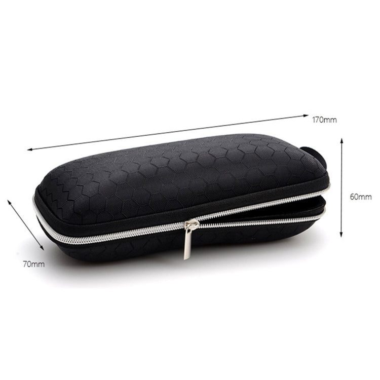 Sunglasses Crush Resistance Zipper Glasses Case Box, Size: 17*7*6cm