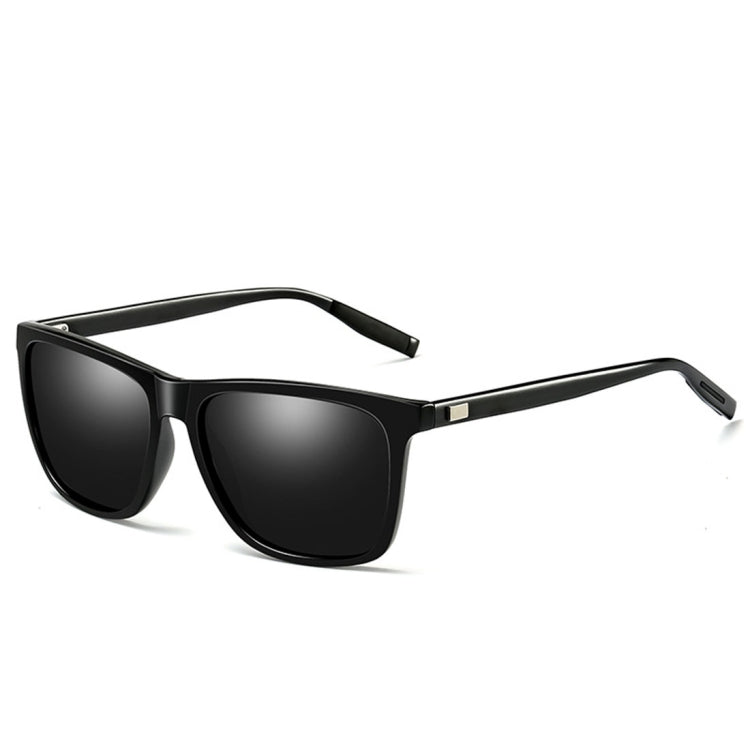 Men Retro Fashion Aluminum Magnesium Frame UV400 Polarized Sunglasses, Demi Brown + Brown, Black Tarnish+ G15 Green, Black Tarnish+ Blue, Black Tarnish+ Grey, Black Tarnish+ Pink, Black Silver+ Grey, Grey+ Silver