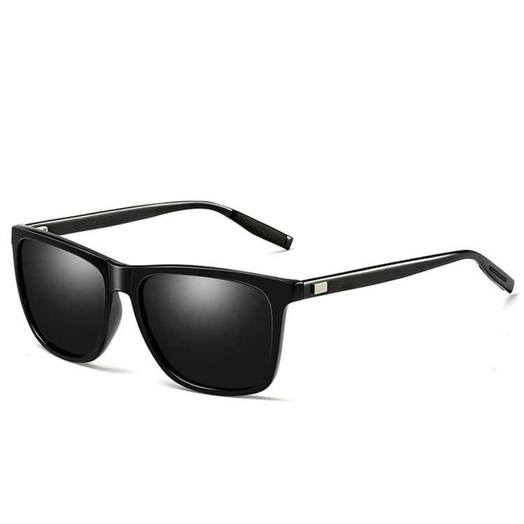 Men Retro Fashion Aluminum Magnesium Frame UV400 Polarized Sunglasses, Demi Brown + Brown, Black Tarnish+ G15 Green, Black Tarnish+ Blue, Black Tarnish+ Grey, Black Tarnish+ Pink, Black Silver+ Grey, Grey+ Silver