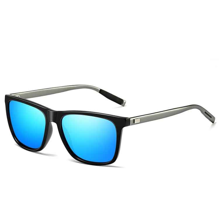 Men Retro Fashion Aluminum Magnesium Frame UV400 Polarized Sunglasses, Demi Brown + Brown, Black Tarnish+ G15 Green, Black Tarnish+ Blue, Black Tarnish+ Grey, Black Tarnish+ Pink, Black Silver+ Grey, Grey+ Silver