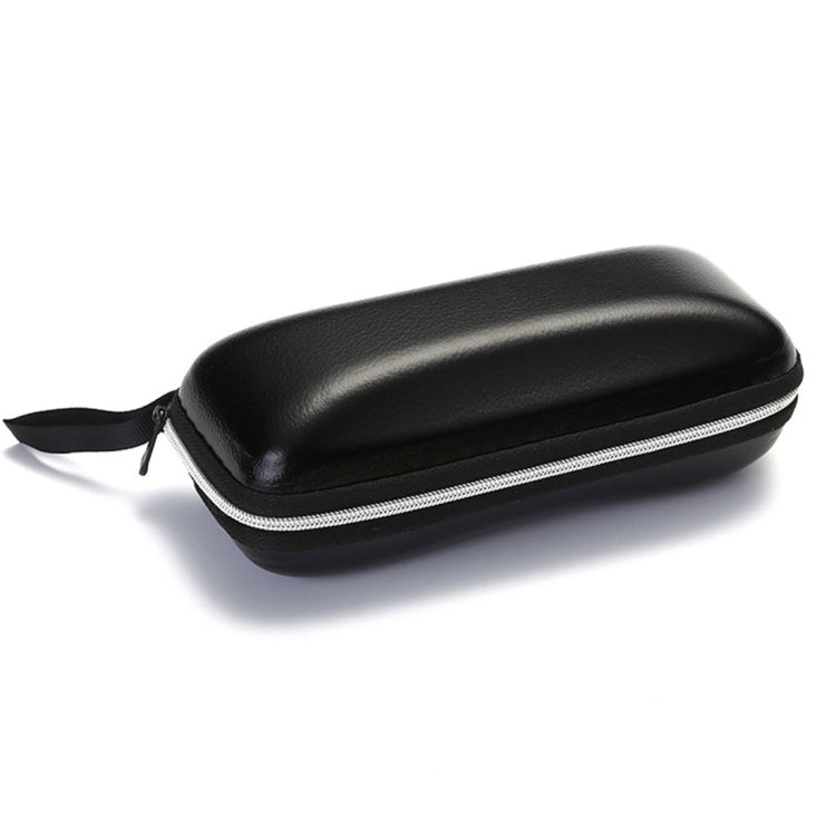 Sunglasses PU Leather Shell Zipper Glasses Case Box, Size: 16.5*6cm, Sunglasses PU Glasses Case