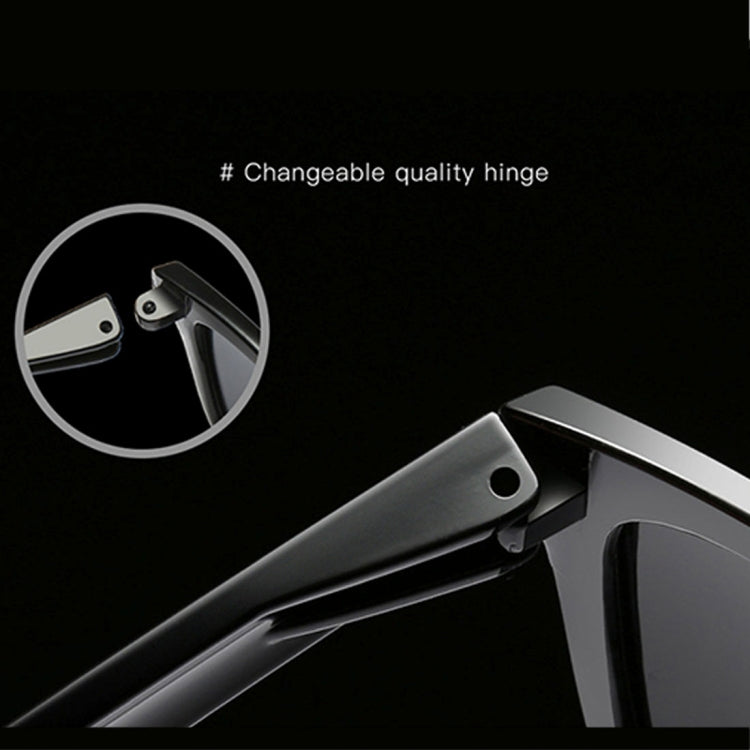 Unisex Retro Fashion Plastic Frame UV400 Polarized Sunglasses, Gradient Black + Red, Demi Brown +Brown, Gradient Black + Blue, Black + Grey, Gradient Black +Green, Matte Black + G15 Green, Gradient Black + Silver, Gradient Black + Yellow