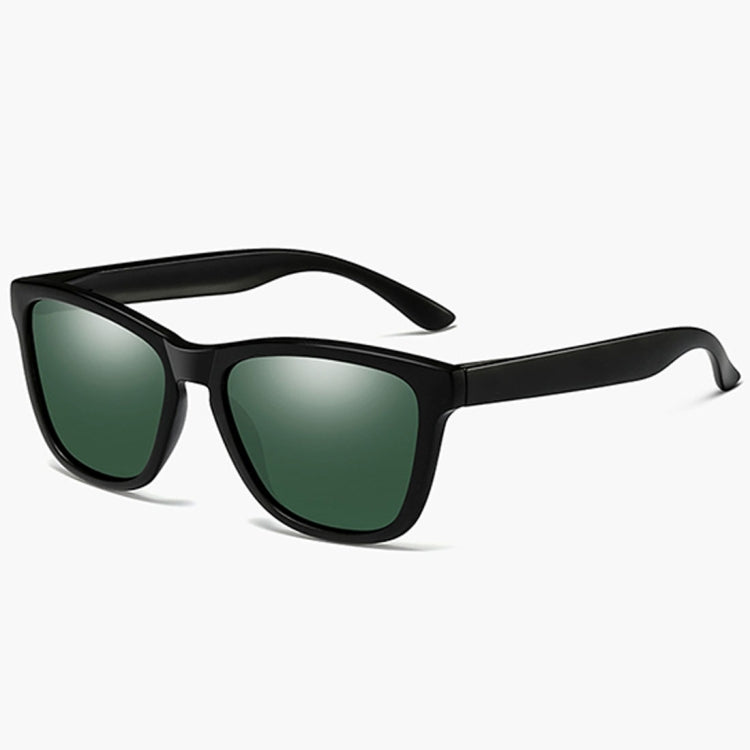 Unisex Retro Fashion Plastic Frame UV400 Polarized Sunglasses, Gradient Black + Red, Demi Brown +Brown, Gradient Black + Blue, Black + Grey, Gradient Black +Green, Matte Black + G15 Green, Gradient Black + Silver, Gradient Black + Yellow