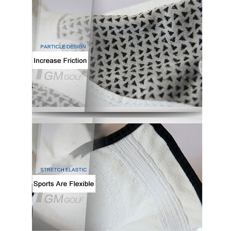 PGM Left Hand Sheepskin Anti-slip Particle Golf Men Gloves, Size: 24#, Size: 24#