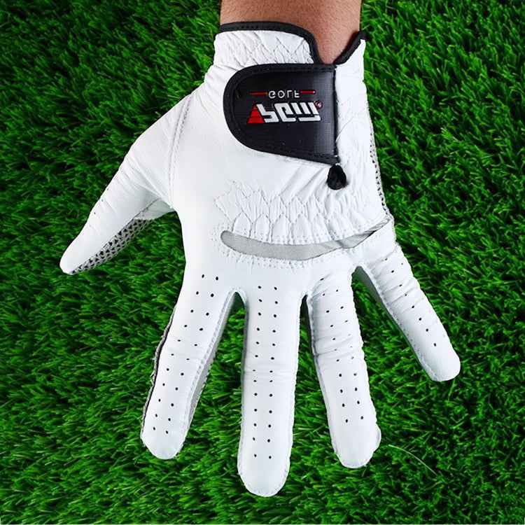 PGM Left Hand Sheepskin Anti-slip Particle Golf Men Gloves, Size: 26#, Size: 26#