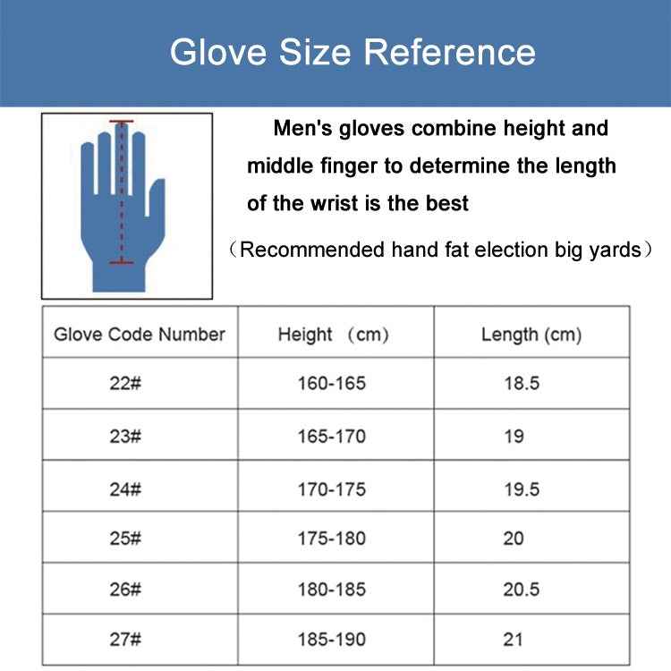 PGM Left Hand Sheepskin Anti-slip Particle Golf Men Gloves, Size: 26#, Size: 26#