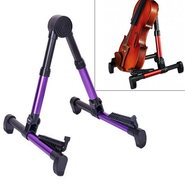 Simple Folding Vertical Guitar Violin Ukulele Bracket Musical Instrument Stand, OG3909AA, OG3909B, OG3909J, OG3909L, OG3909P, OG3909R, OG3909S