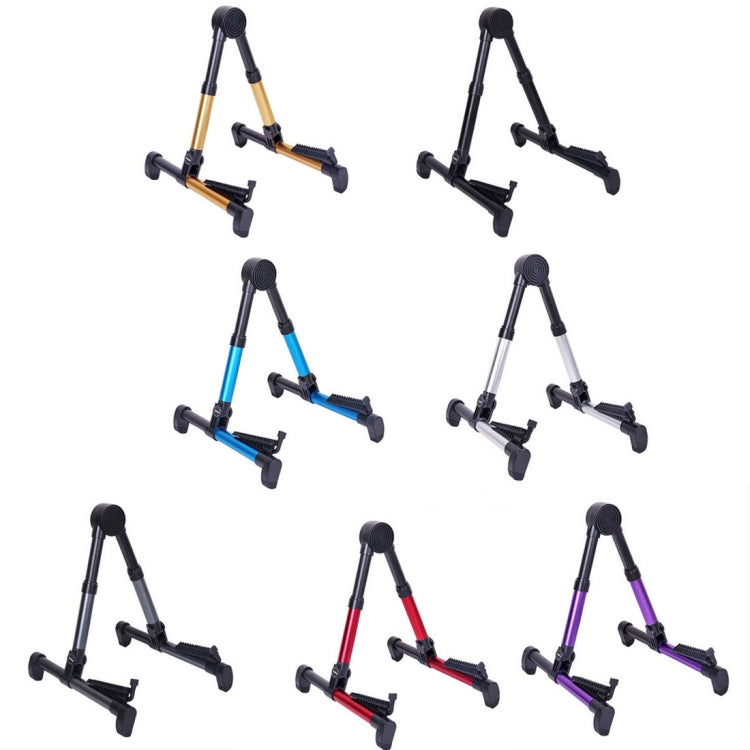 Simple Folding Vertical Guitar Violin Ukulele Bracket Musical Instrument Stand, OG3909AA, OG3909B, OG3909J, OG3909L, OG3909P, OG3909R, OG3909S