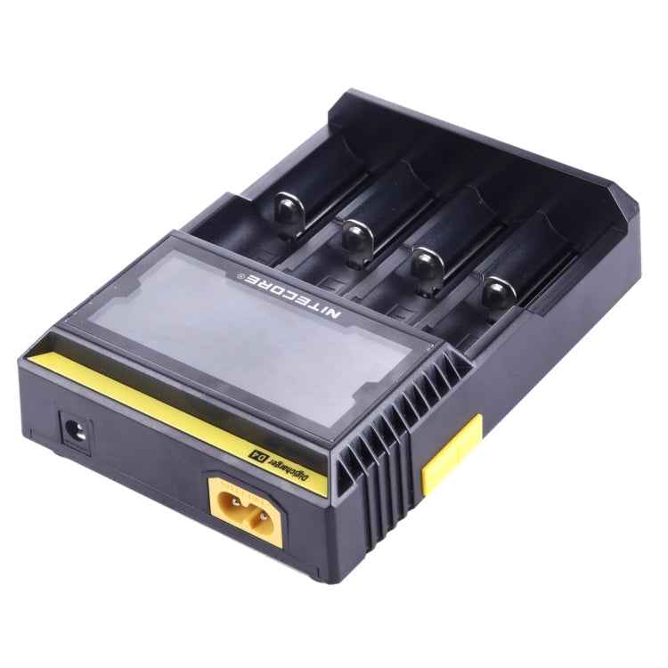 Nitecore D4 Intelligent Digi Smart Charger with LCD Display for 14500, 16340 (RCR123), 18650, 22650, 26650, Ni-MH and Ni-Cd (AA, AAA) Battery