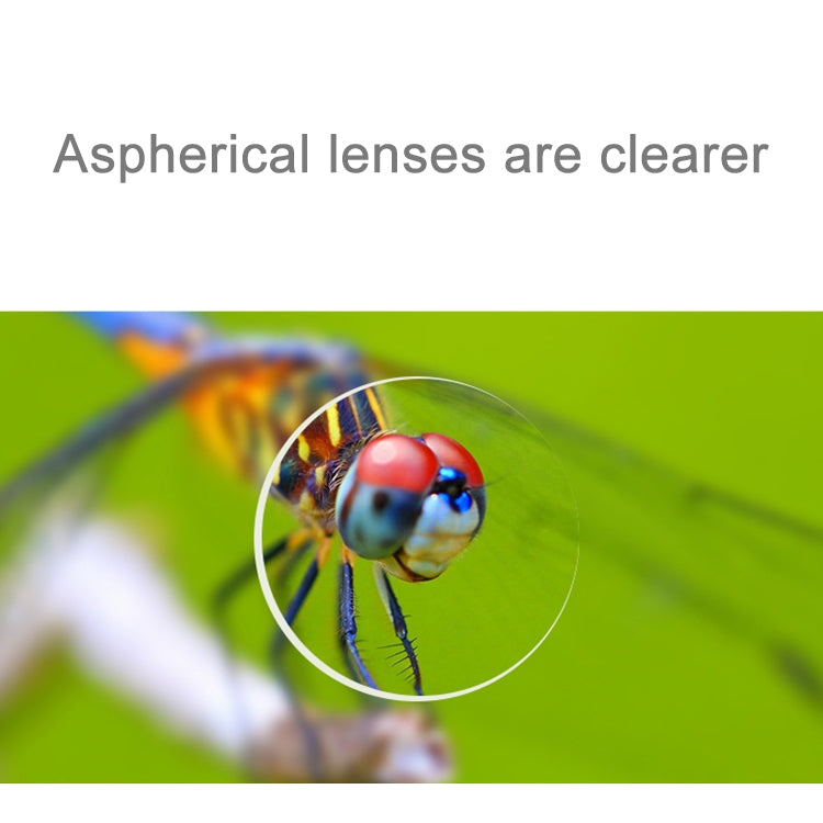 Folding Anti Blue-ray Presbyopic Reading Glasses with Case & Cleaning Cloth, +2.50D, +2.50D