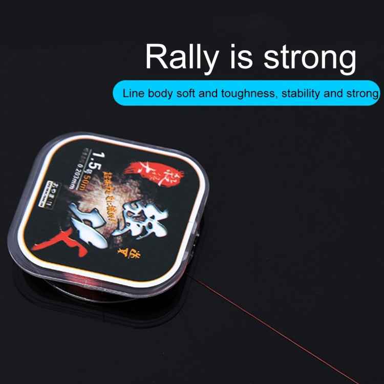 1.5C 0.203mm 2.46kg Nodules Tension 2.99kg Straight Line Tension 50m Strong Imported Raw Silk Nylon Fishing Line