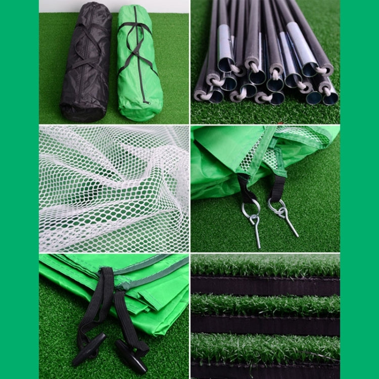 PGM Golf Training Aids Indoor Sports Hitting Practice Net 3m, with Hitting Mat & Seven-iron, 3m, with Hitting Mat