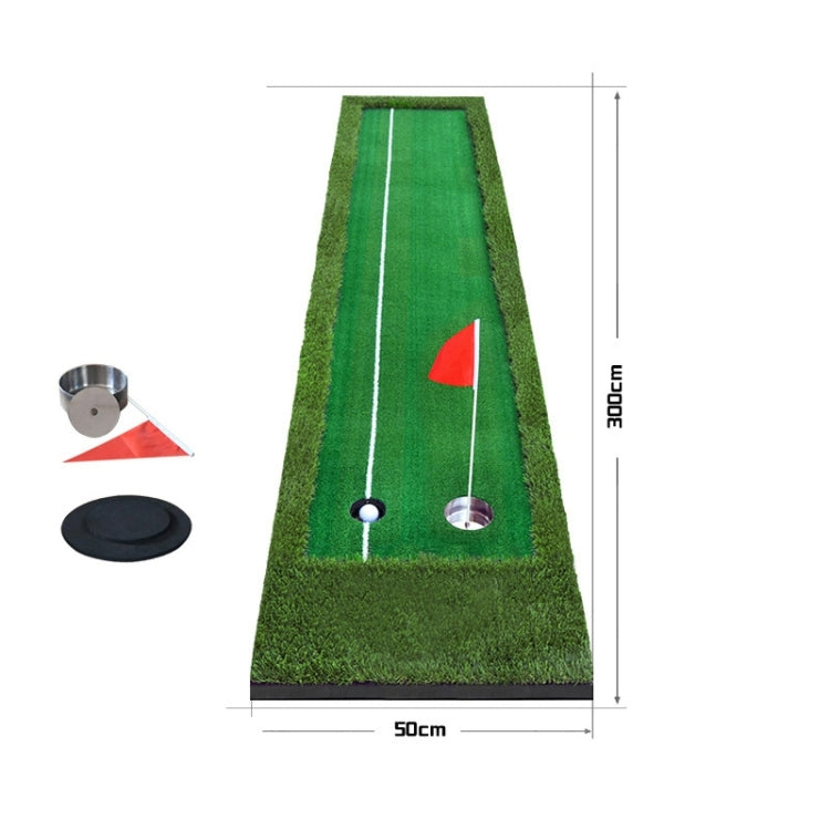 PGM Golf Double Colors Putting Mat Push Rod Trainer, Size: 50x300cm, Size: 50x300cm
