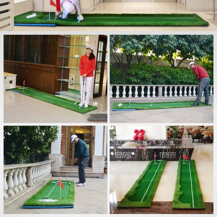 PGM Golf Double Colors Putting Mat Push Rod Trainer, Size: 50x300cm, Size: 50x300cm