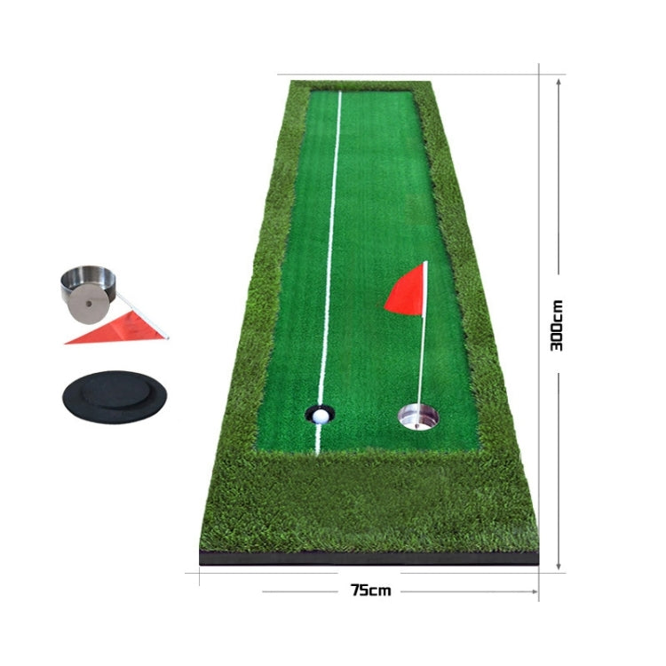 PGM Golf Double Colors Putting Mat Push Rod Trainer, Size: 75x300cm, Size: 75x300cm