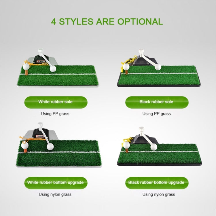 PGM Golf 66 Grass Putting Mat Push Rod Trainer, Size: 48x23cm, Black,66 Grass, White,66 Grass