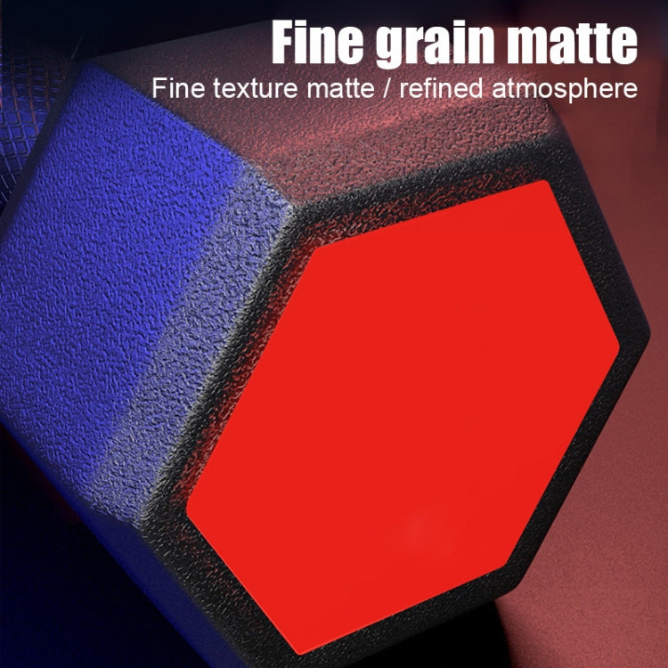 5KG Household Glue Fitness Hexagon Dumbbells, 5KG