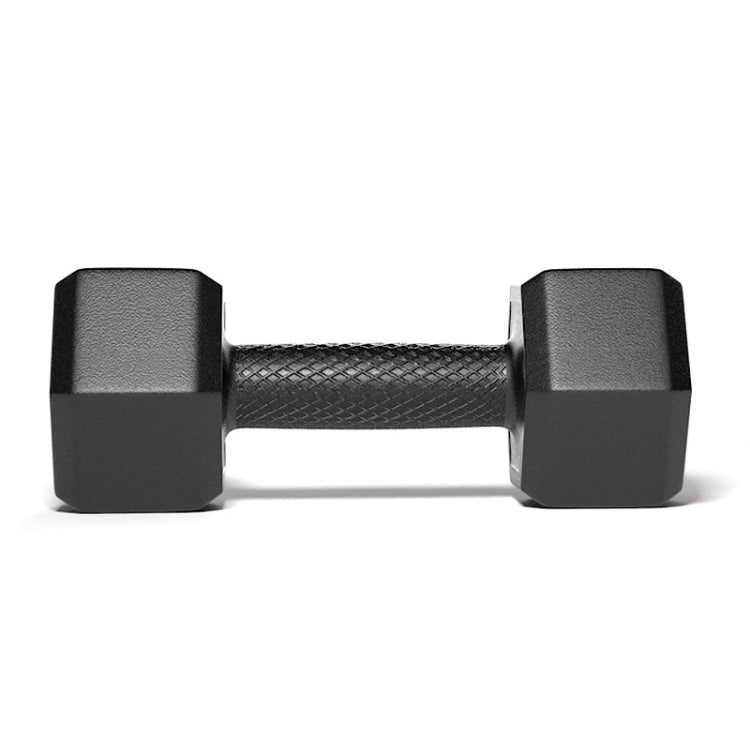 10KG Household Glue Fitness Hexagon Dumbbells, 10KG