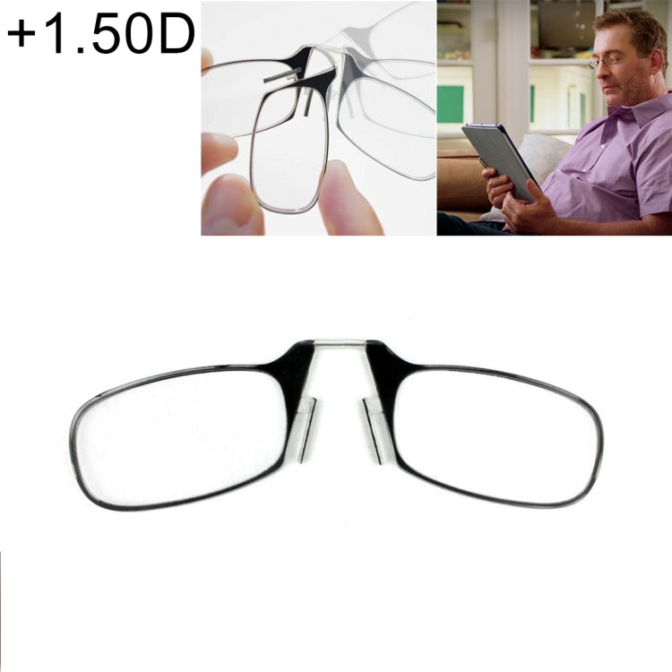 Ultra Thin High-definition Nose Resting Card Style Portable Presbyopic Hypermetropic Reading Glasses, +1.50D, +1.50D