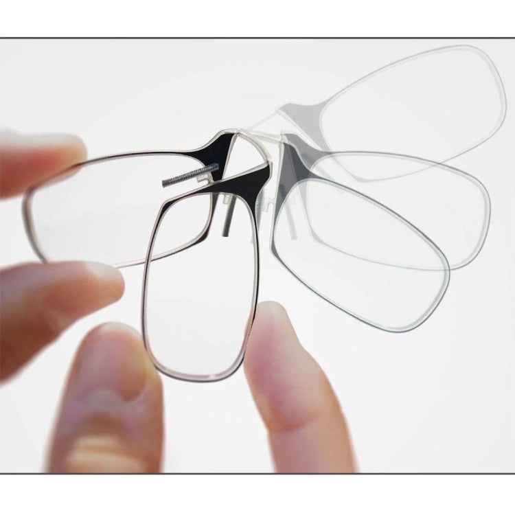 Ultra Thin High-definition Nose Resting Card Style Portable Presbyopic Hypermetropic Reading Glasses, +2.50D, +2.50D
