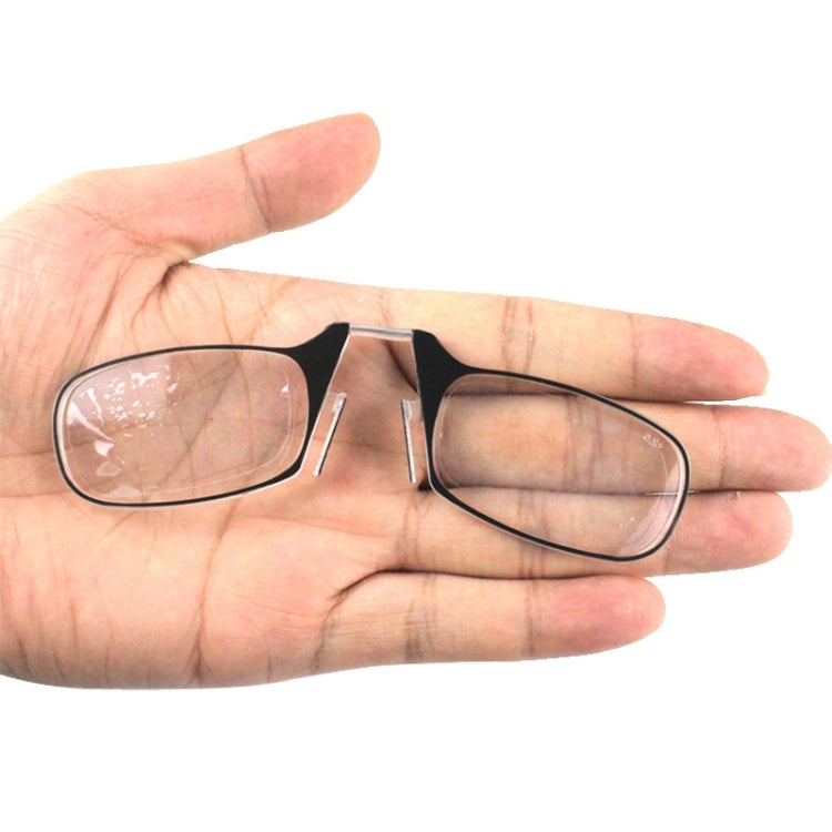 Ultra Thin High-definition Nose Resting Pocket Presbyopic Hypermetropic Reading Glasses, +1.50D, +1.50D