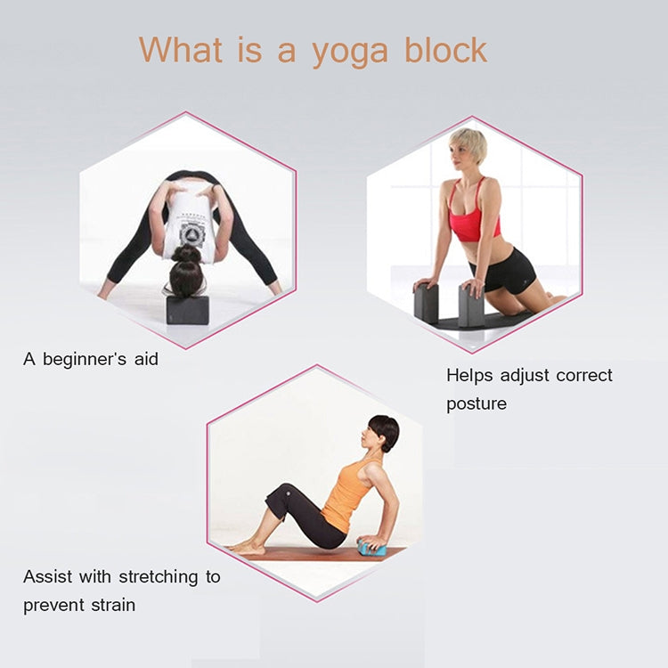 High-density Environmental Protection Fitness-assisted Yoga Cork Bricks, 22.5 x 15 x 7.5cm