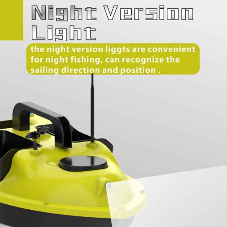 D18B GPS Outdoor Double Motors Fishing Bait Boat with 3 Bait Containers , US Plug