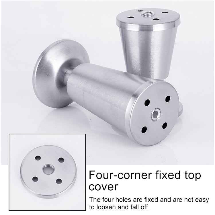 Stainless Steel Thickened Adjustable Foot Cup Type Cupboard Foot, 100mm