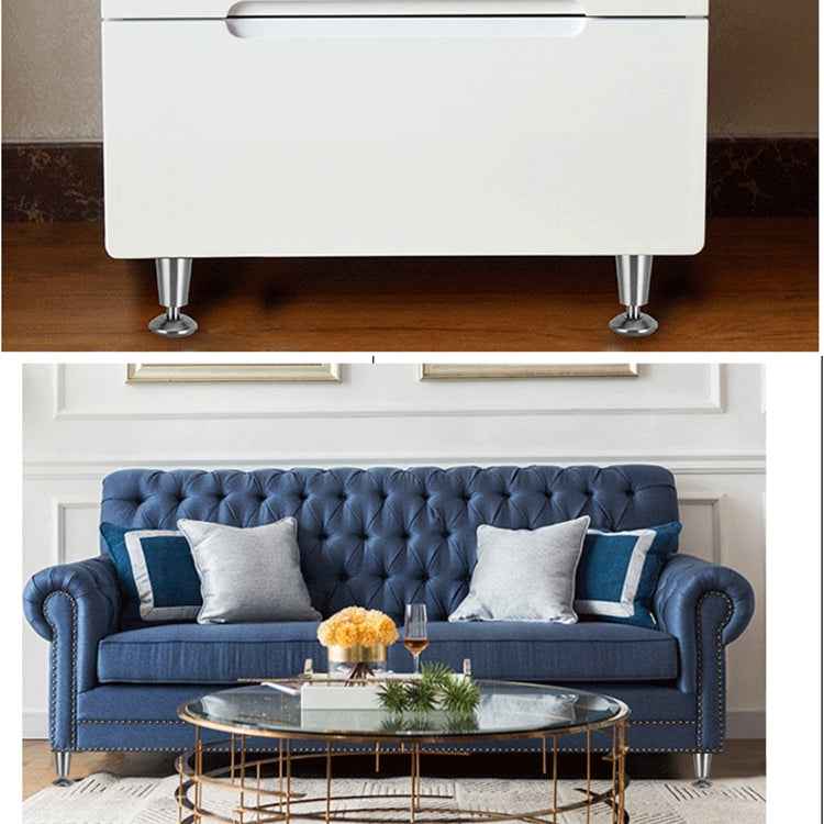 Stainless Steel Thickened Adjustable Foot Cup Type Cupboard Foot, 100mm