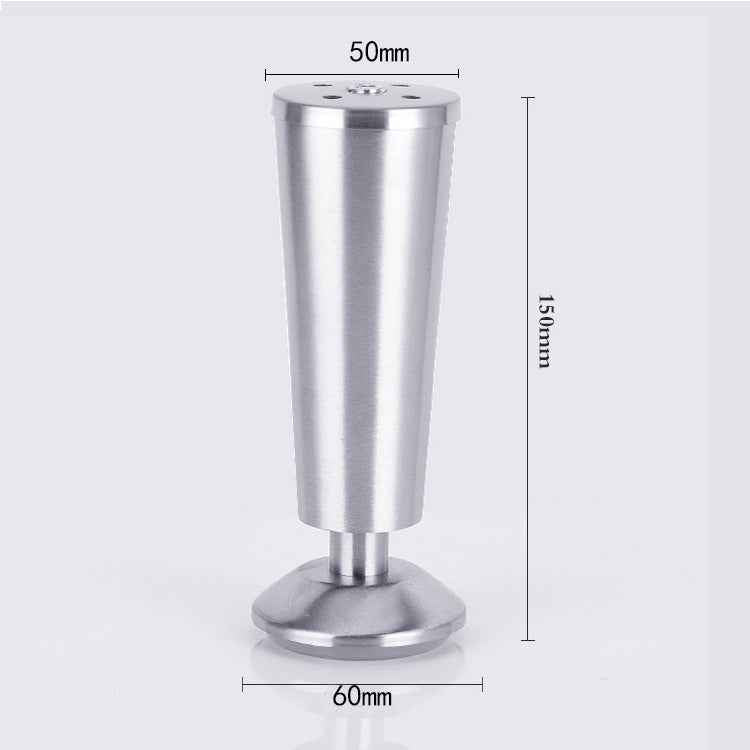 Stainless Steel Thickened Adjustable Foot Cup Type Cupboard Foot, 150mm