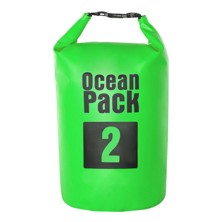 Outdoor Waterproof Bag Dry Sack PVC Barrel Bag, Capacity: 2L, Capacity: 2L (Yellow), Capacity: 2L (Dark Blue), Capacity: 2L (Orange), Capacity: 2L (Green)
