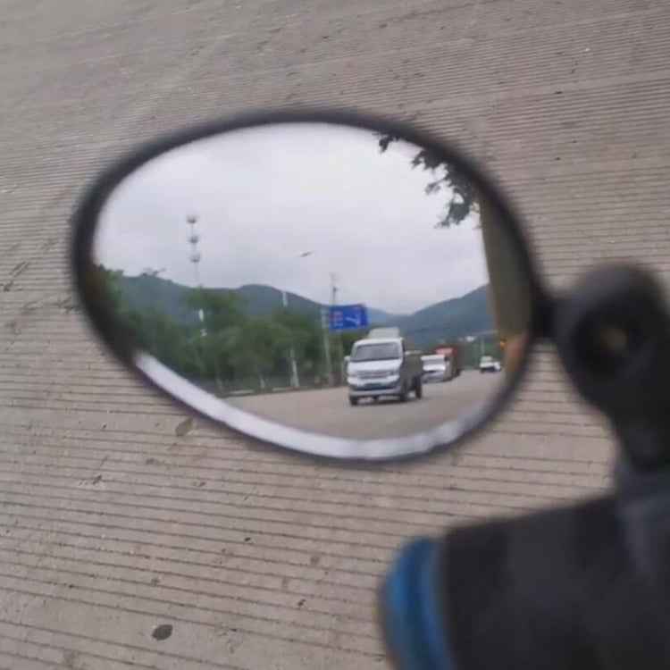 360 Degree Rotation Mountain Bike Bicycle Quick Release Silicone Rearview Reflector Mirror