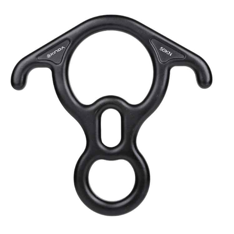 XINDA XD8602 Climbing Rescue Figure 8 Descender with Bent-ear Rappelling Gear Belay Device